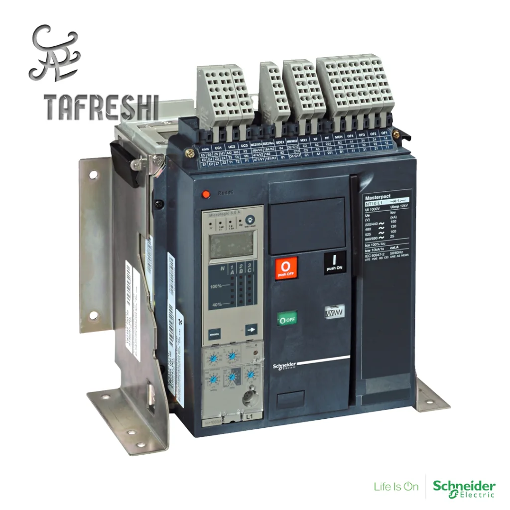 کلید اتوماتیک هوایی برند اشنایدر Schneider سری NT از 630A الی 1600A